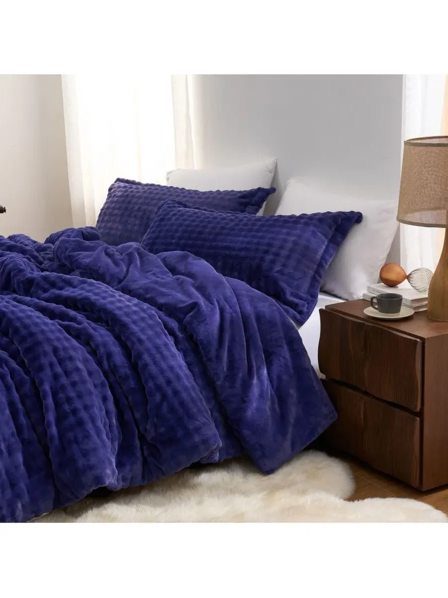 Комплект пухового одеяла Snowball Double Chunky Bunny Coma Inducer — изображение 3 из 3, фиолетовый