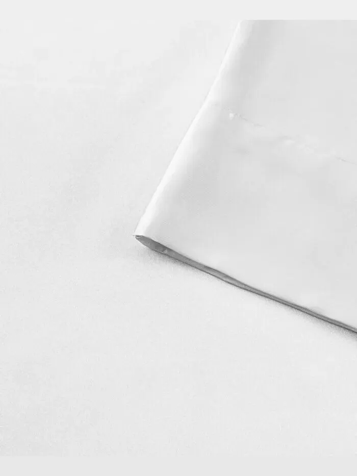 Пара атласных наволочек, King Madison Park Essentials — изображение 6 из 9, пудровый розовый