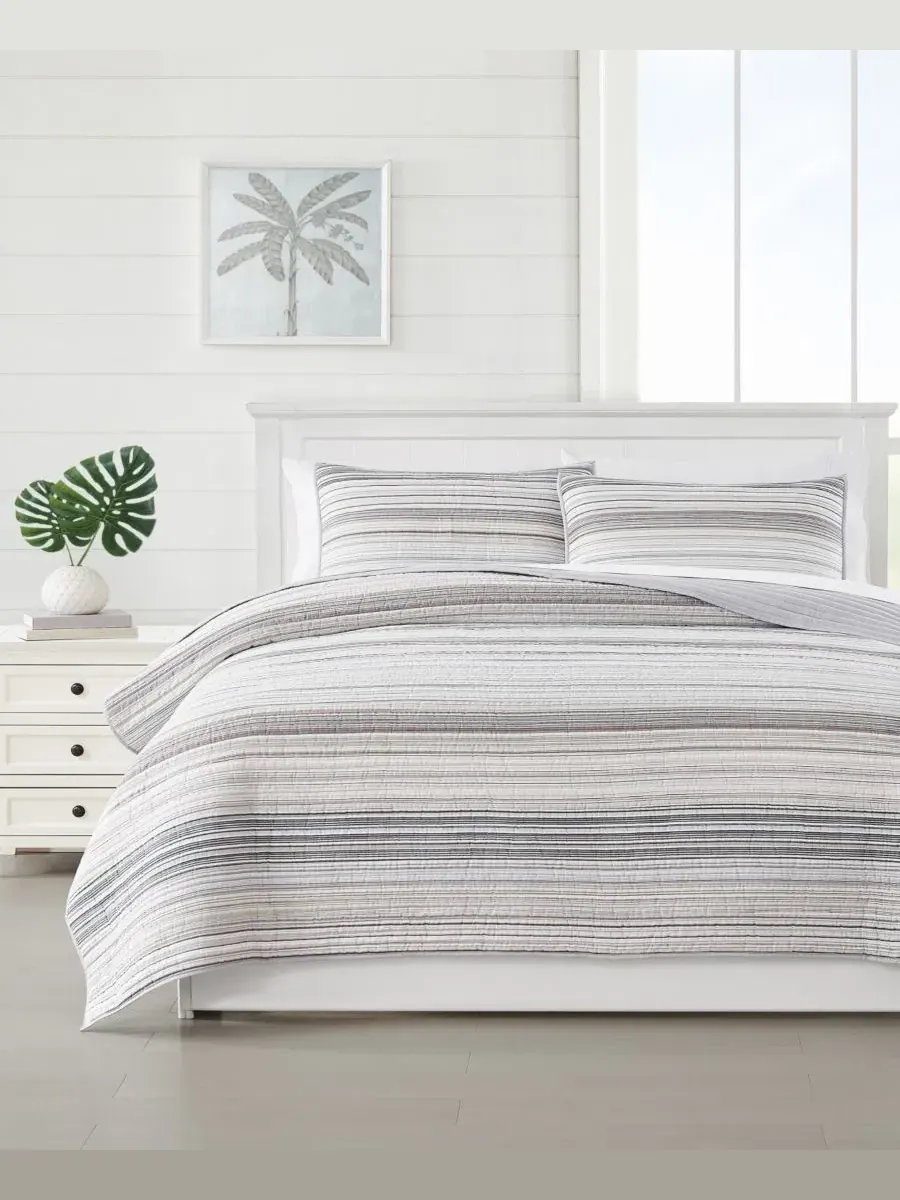 Набор стеганых покрывал Navarre Yarn Dye Stripe Oceanfront Resort