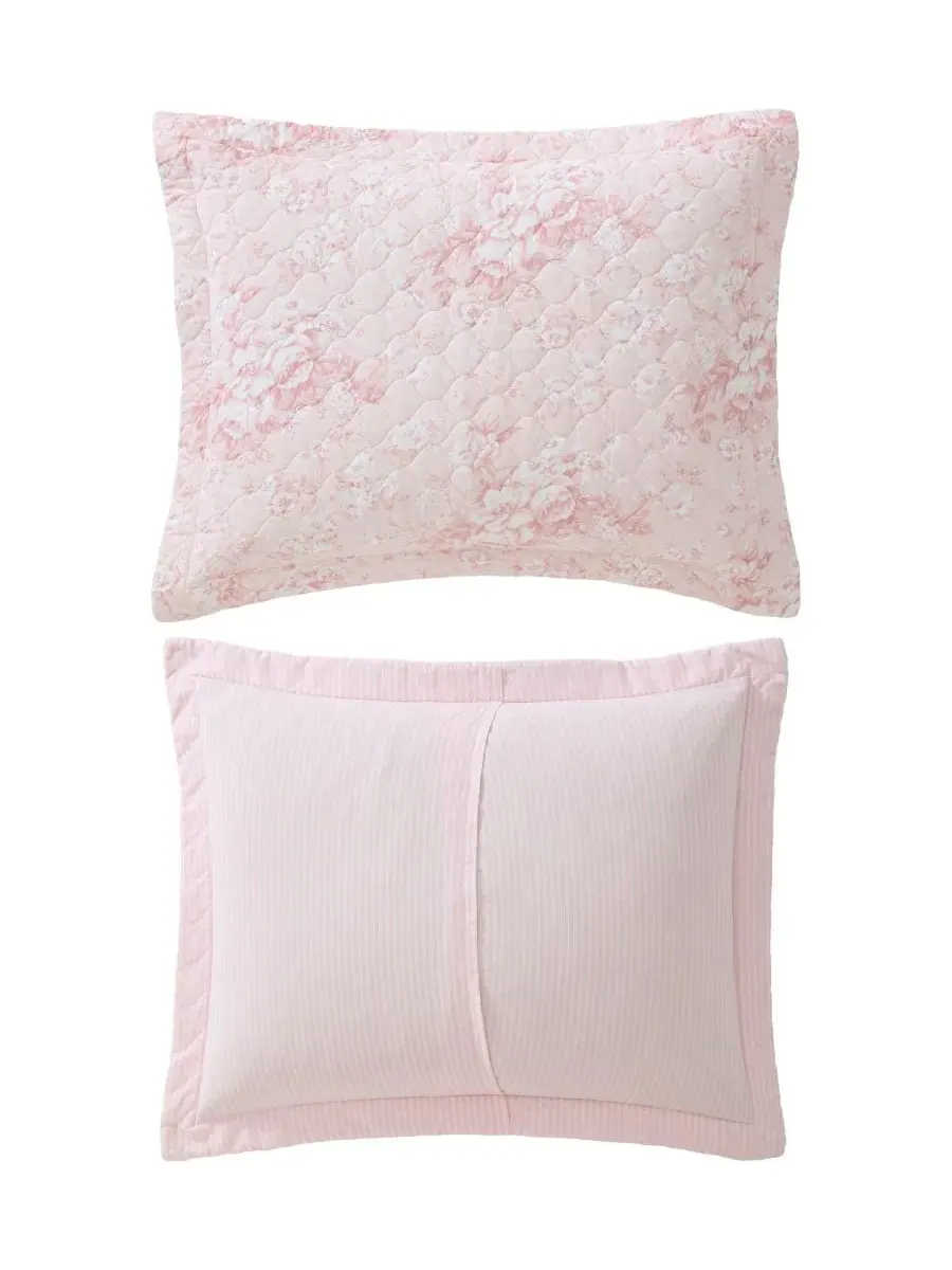 Двусторонний стеганый комплект из 3 предметов Toile Delightful, размер King Laura Ashley — изображение 7 из 8