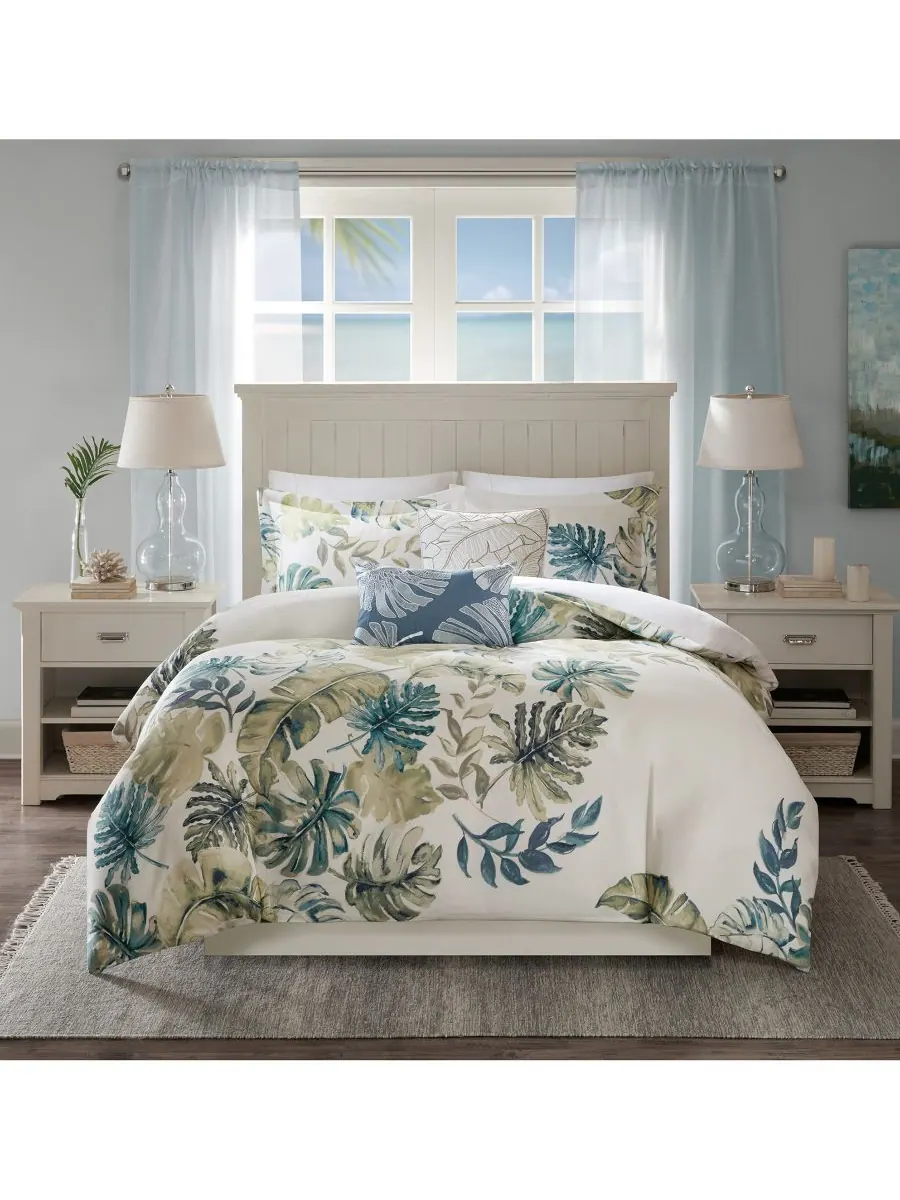 Комплект постельного белья Lorelai Palm из 6 предметов, размер King Harbor House — изображение 2 из 8, мульти