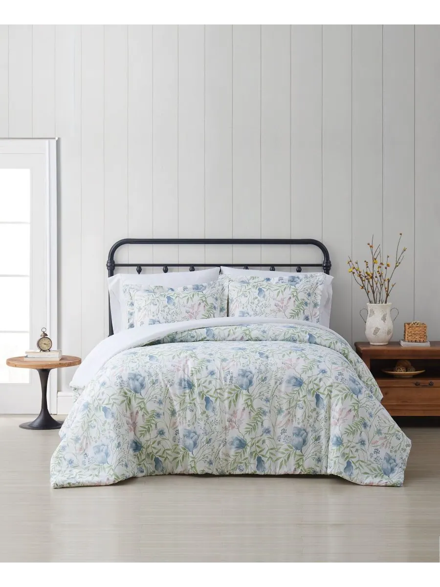 Комплект постельного белья Field Floral из 3 предметов, размер King Cottage Classics