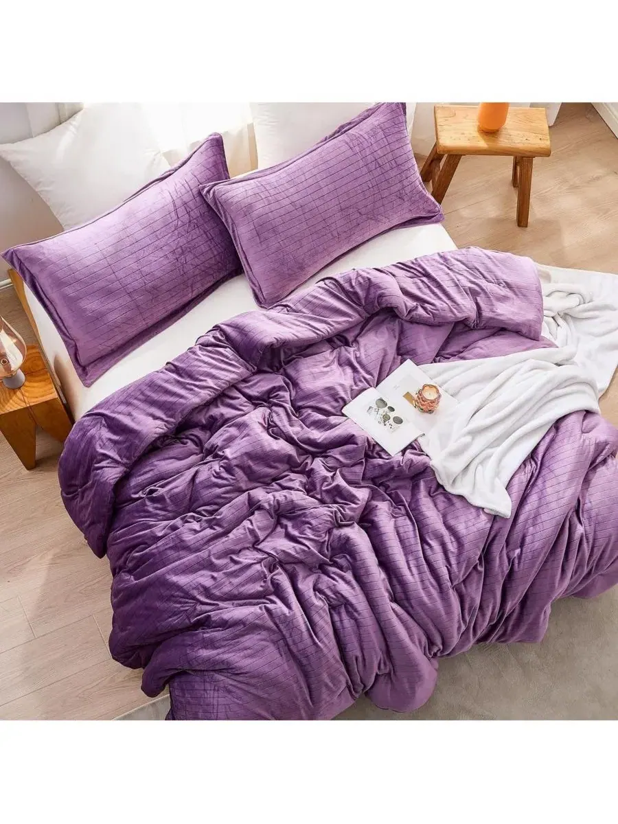 Комплект постельного белья Oversized Comforter Set Coma Inducer — изображение 2 из 4, фиолетовый