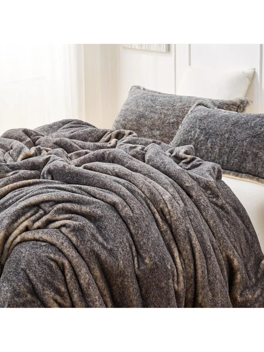 Комплект постельного белья Polar Wolf - Coma Inducer Oversized Twin Comfort Set - Gray Brown — изображение 3 из 4