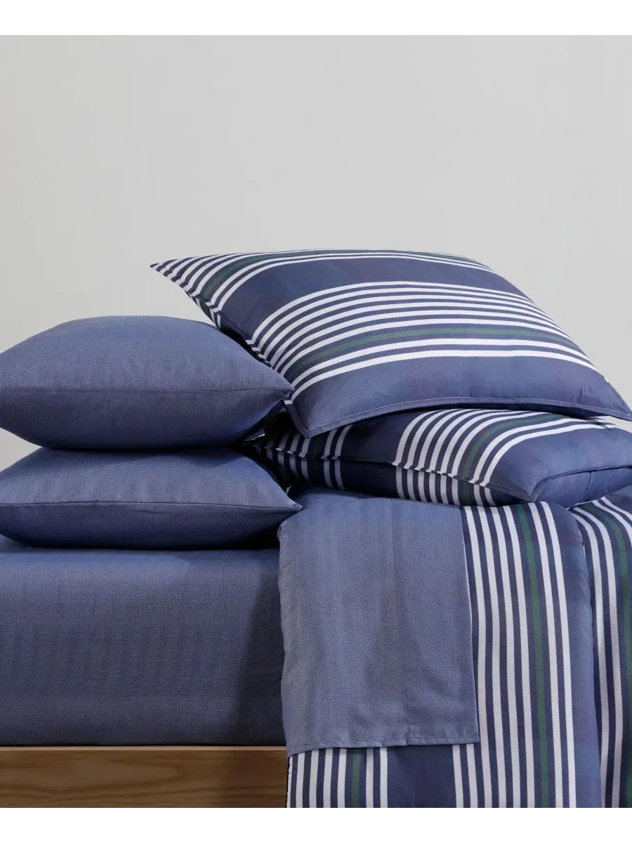 Комплект постельного белья 7 предметов Lido Stripe Tommy Hilfiger — изображение 4 из 8, синий