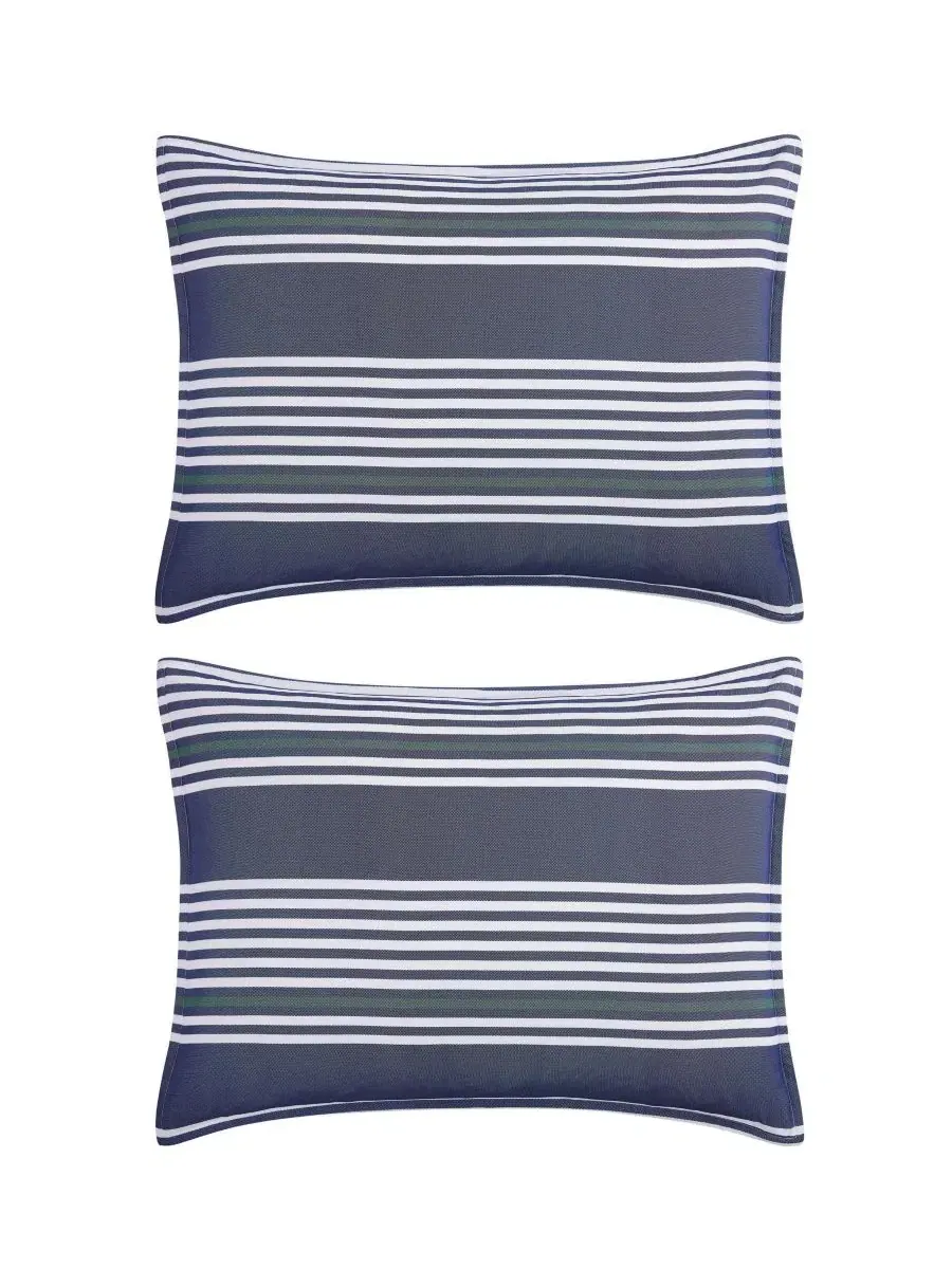Комплект постельного белья 7 предметов Lido Stripe Tommy Hilfiger — изображение 8 из 8, синий