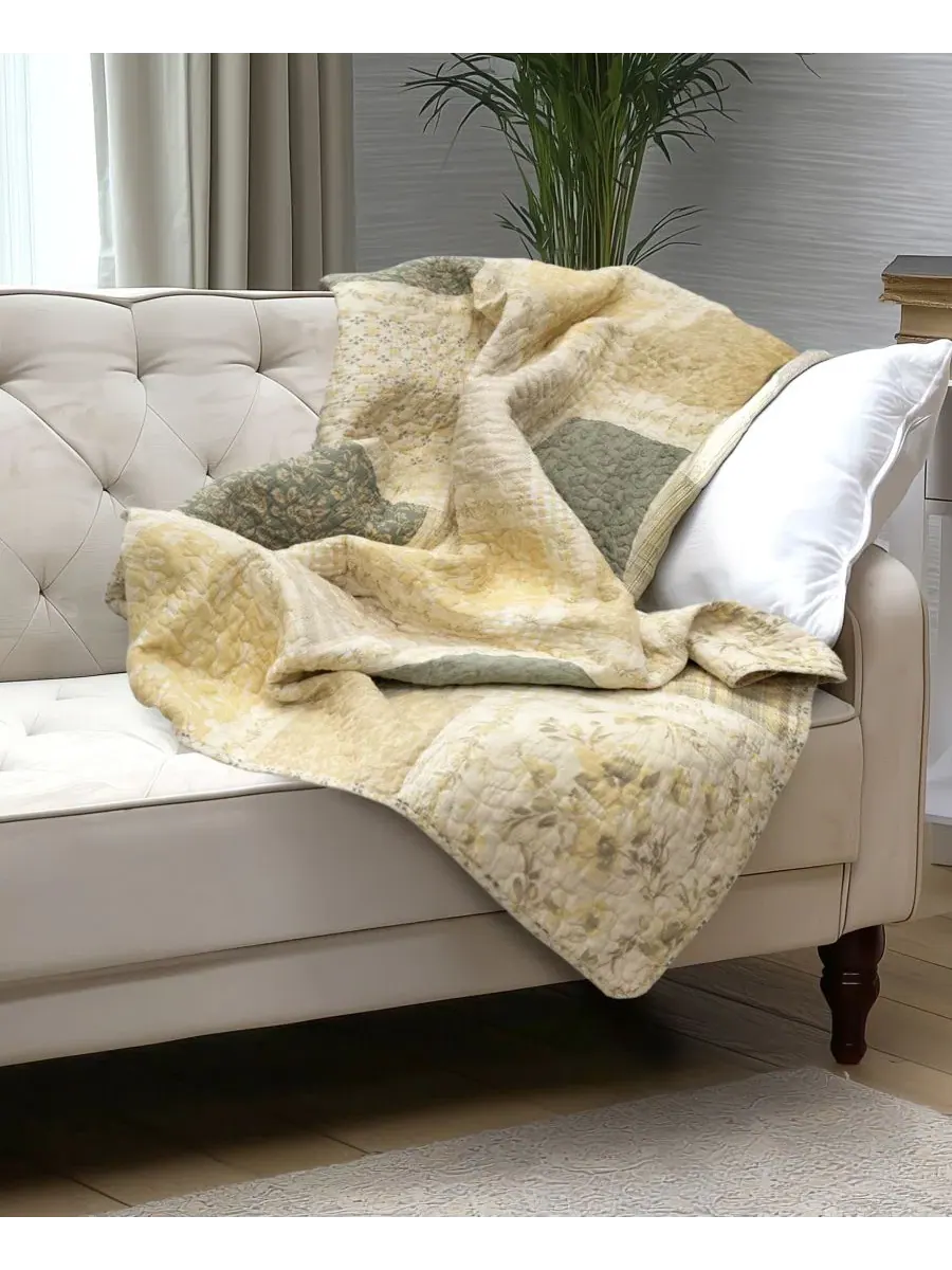 Плед из хлопка Meadow Cotton Throw Donna Sharp