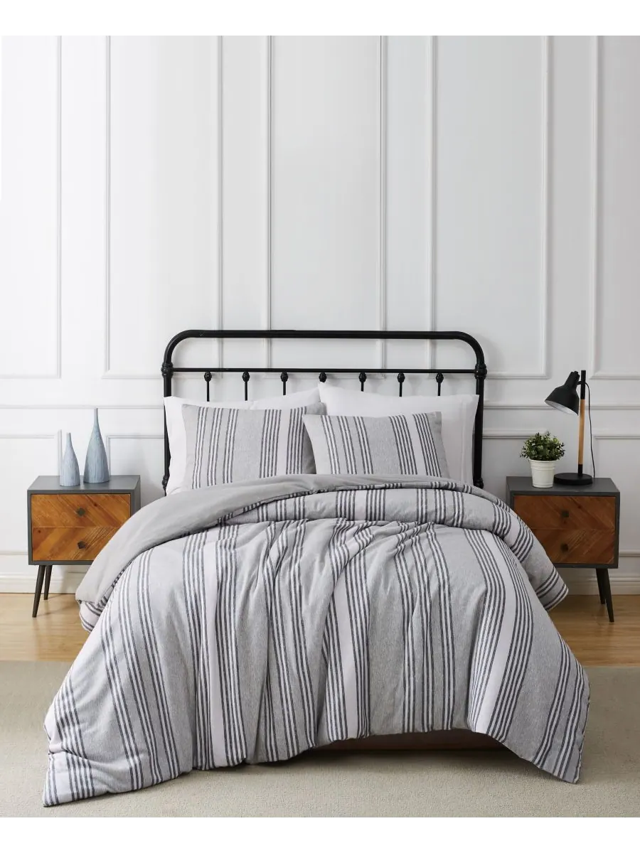 Комплект постельного белья kiel stripe из 3 предметов, фланель, размер full/queen. Truly Soft