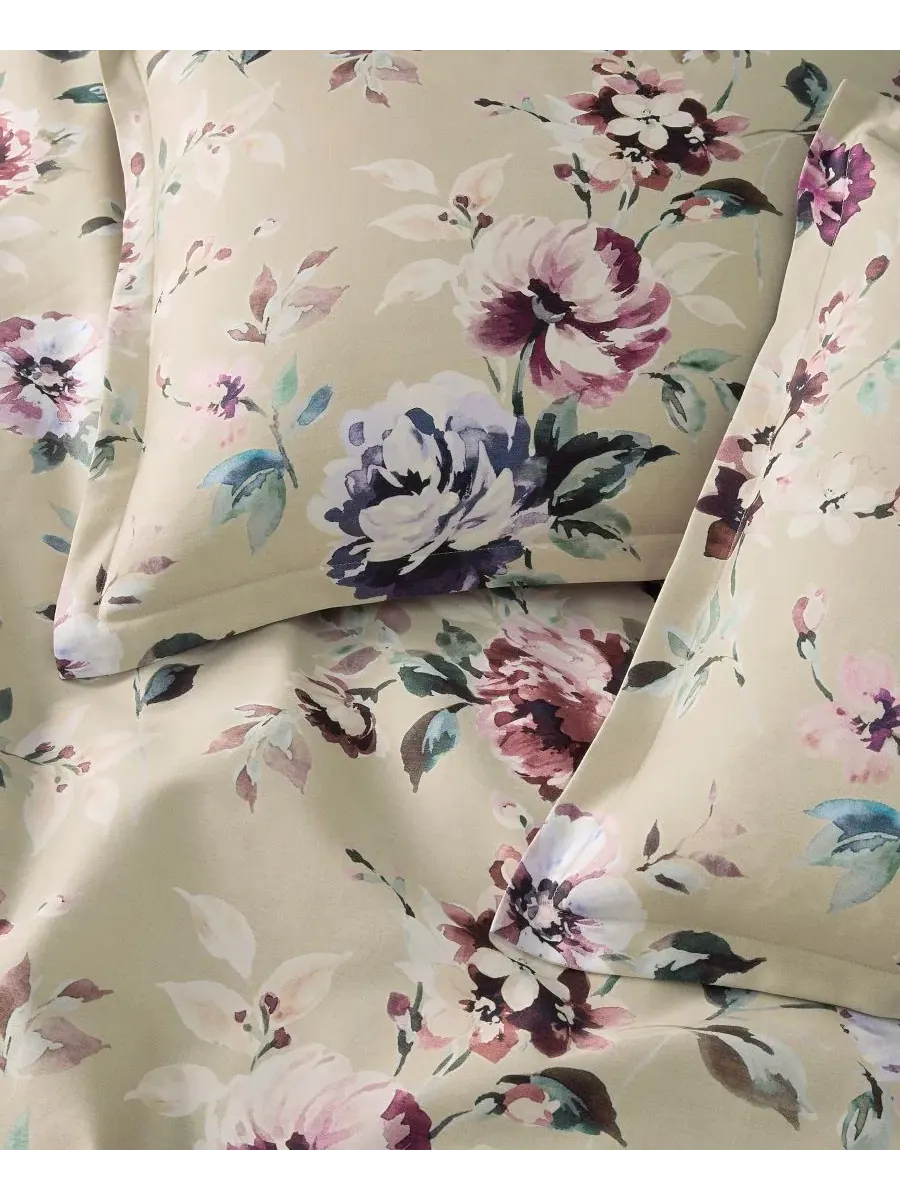 Комплект стеганого одеяла Ophelia Floral, 3 предмета Charter Club — изображение 4 из 9, бежевый