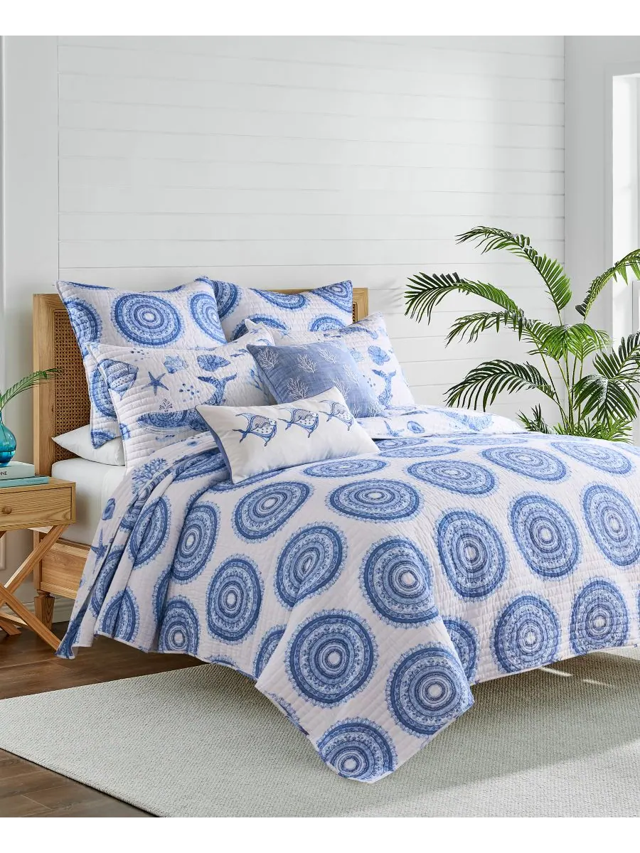 Комплект постельного белья Home Batik Ocean, 3 предмета, двусторонний, размер King/California King — изображение 2 из 5