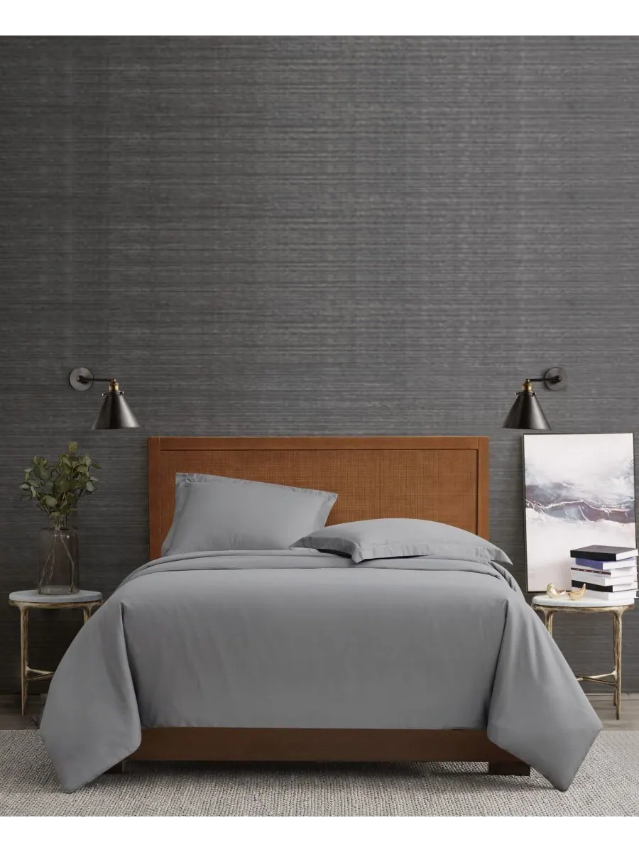 Комплект постельного белья из 2 предметов, однотонный, размер Twin/Twin XL London Fog