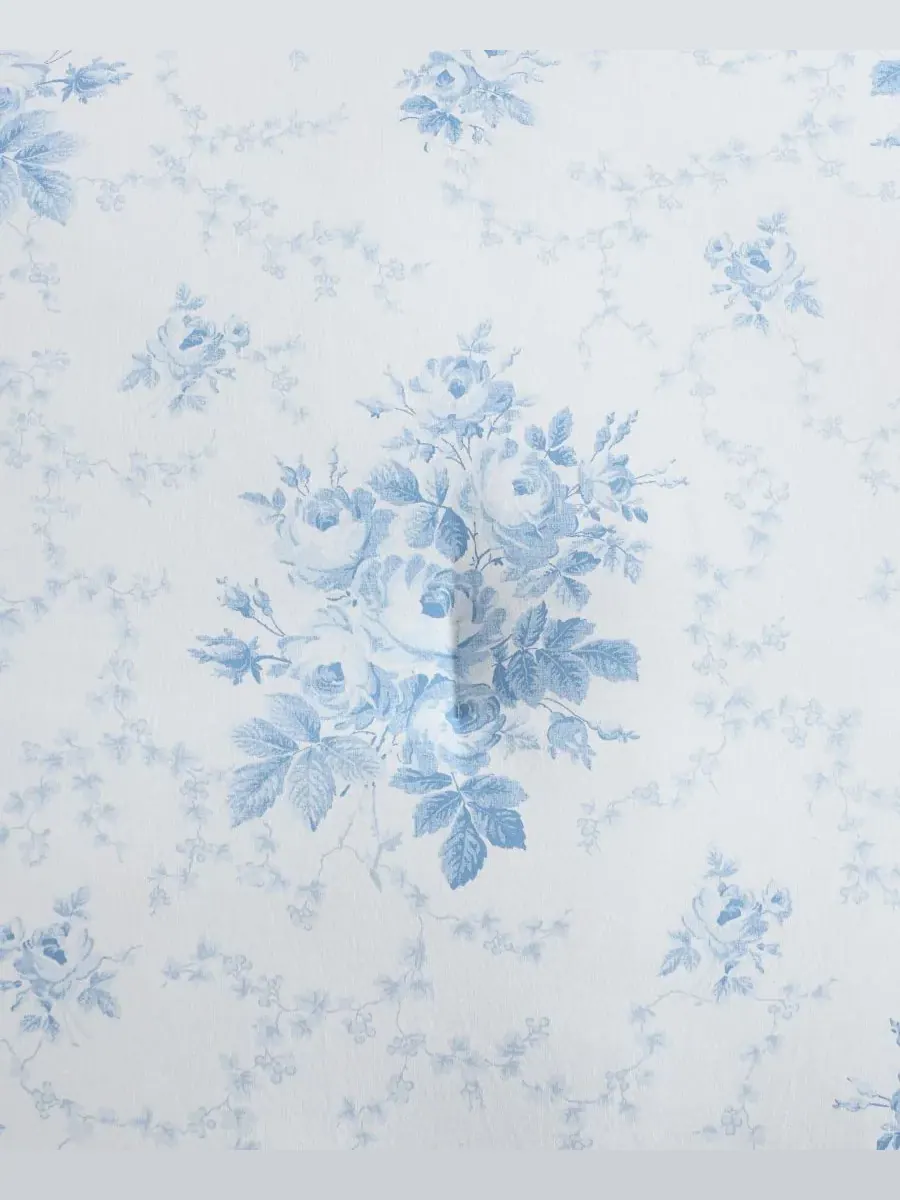 Комплект постельного белья Sophia Cotton, 2 предмета, размер Twin Laura Ashley — изображение 4 из 6, светлый синий белый