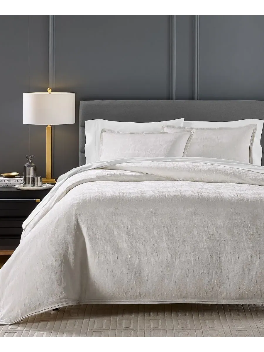 Комплект пододеяльника Cresca Solid, 3 предмета, Full/Queen Hotel Collection — изображение 2 из 4, бежевый