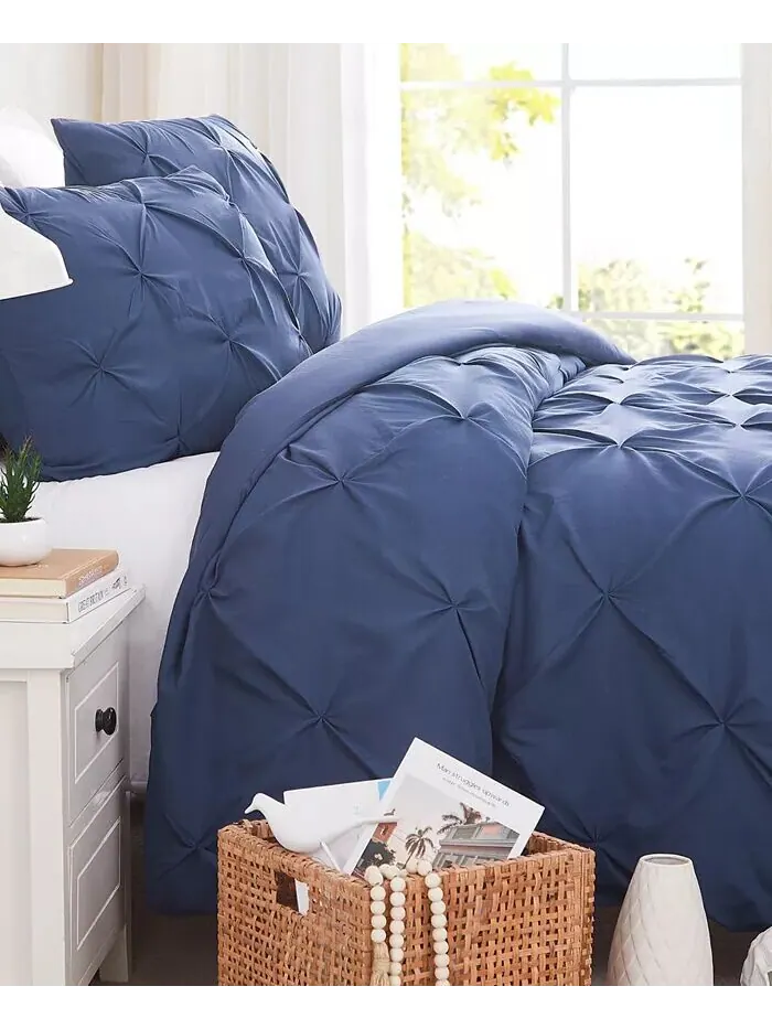 Наборы пододеяльников с защипами Southshore Fine Linens — изображение 2 из 4, синий