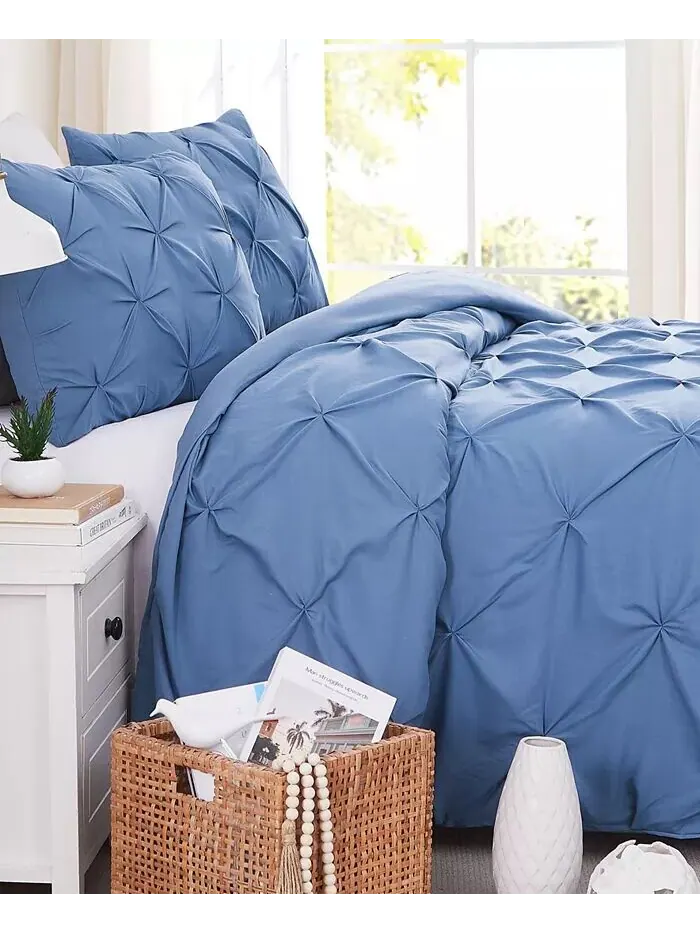 Наборы пододеяльников с защипами Southshore Fine Linens — изображение 2 из 4, синий