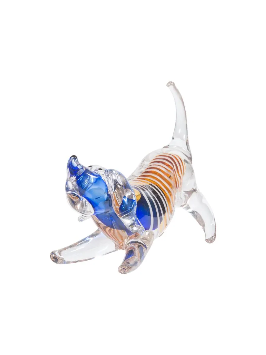 8-дюймовая стеклянная фигурка собачки Джои (Joey Dog Art Glass Figure) Dale Tiffany — изображение 4 из 6, мульти