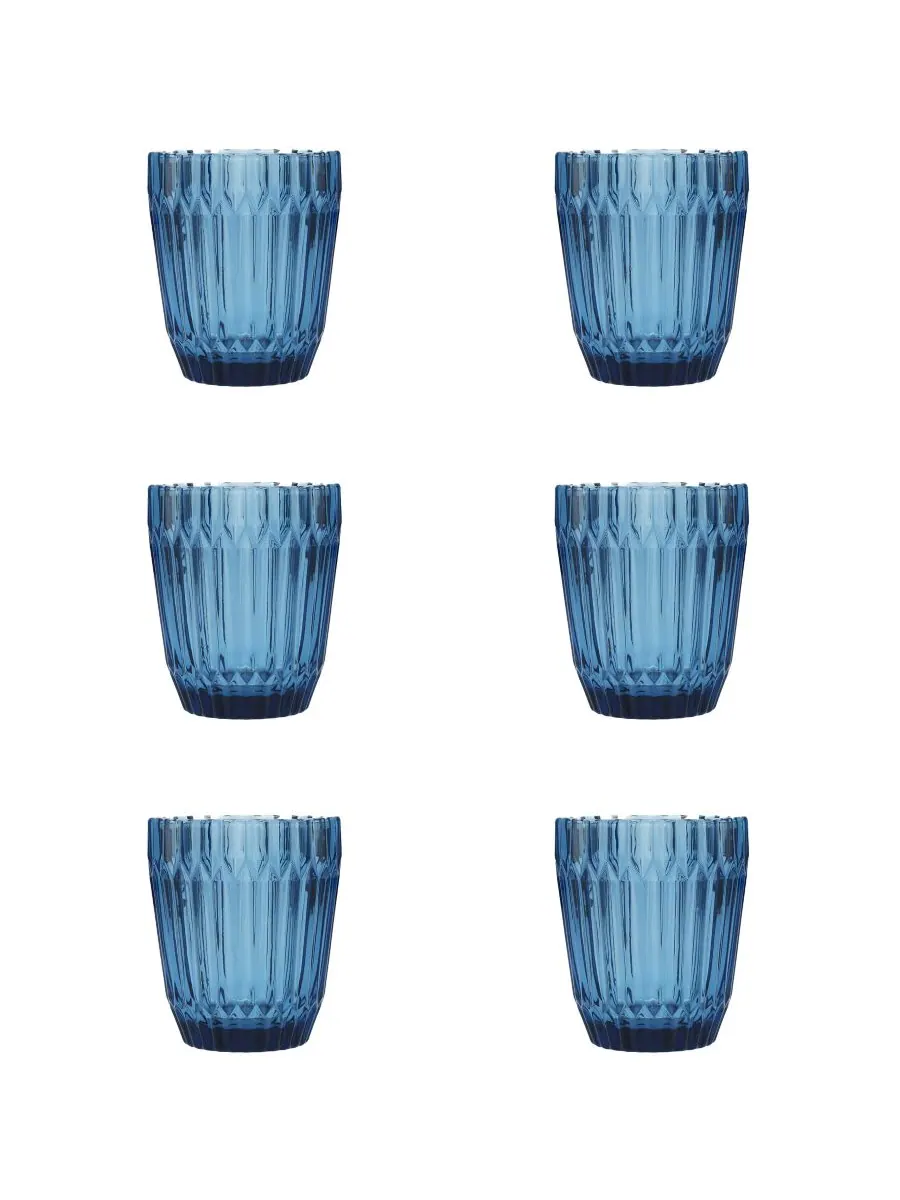 Набор из 6 бокалов для виски Archie Double Old Fashioned Fortessa — изображение 1 из 7, голубой