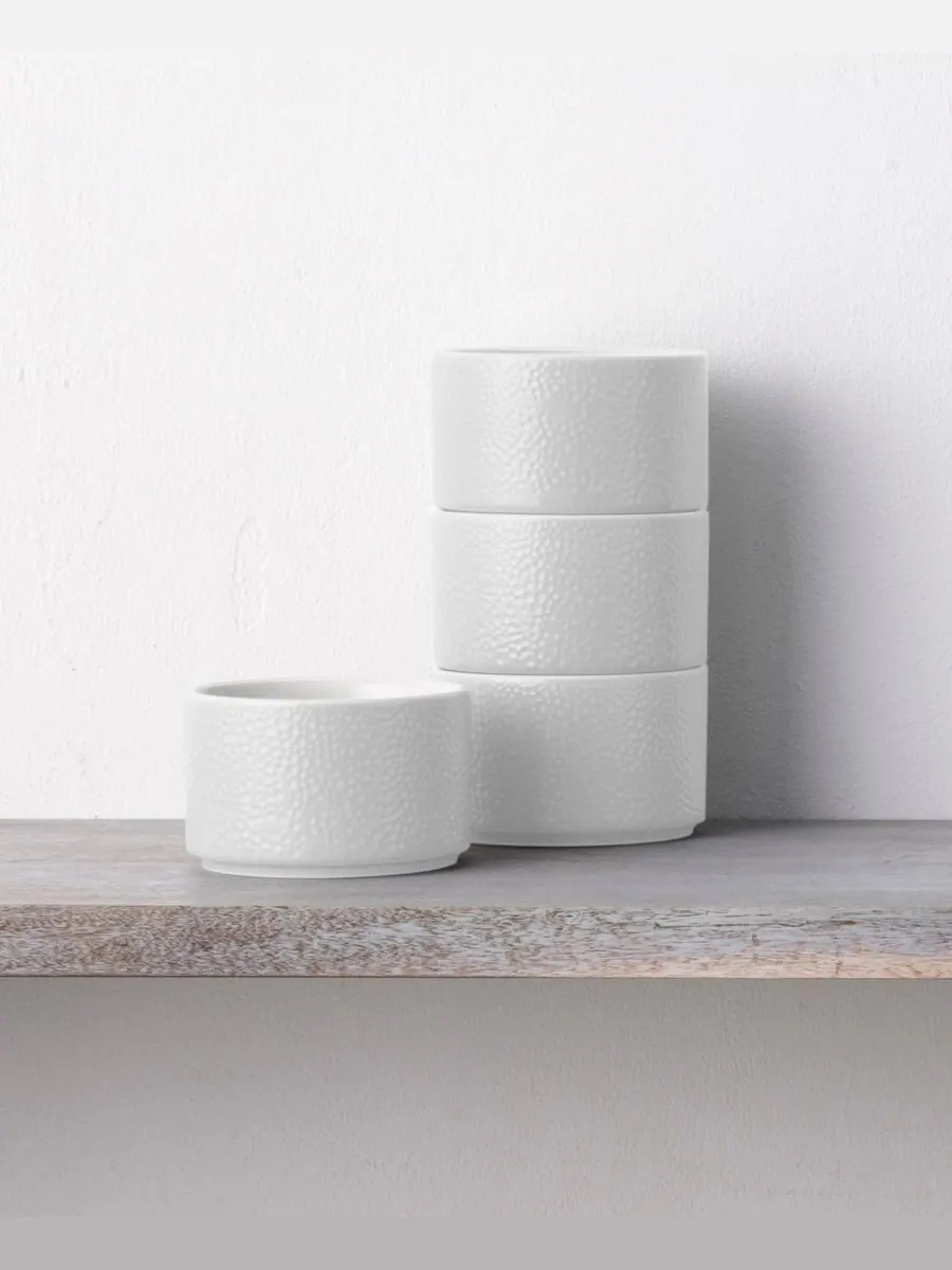 Набор из 4 мини-боулов Colortex Stone Stax Noritake — изображение 4 из 9, пудровый розовый