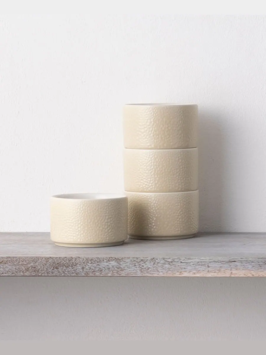 Набор из 4 мини-боулов Colortex Stone Stax Noritake — изображение 5 из 9, пудровый розовый