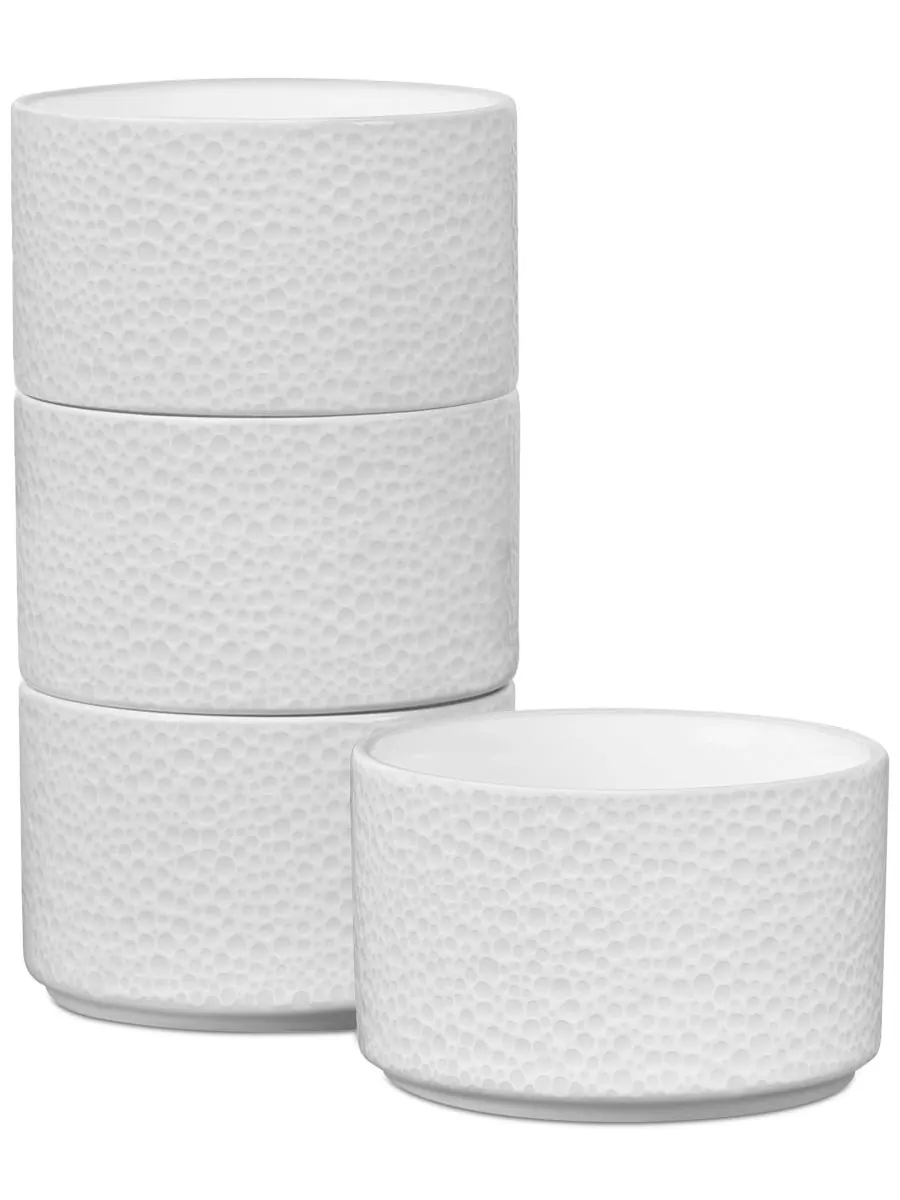 Набор из 4 мини-боулов Colortex Stone Stax Noritake — изображение 1 из 8, белый