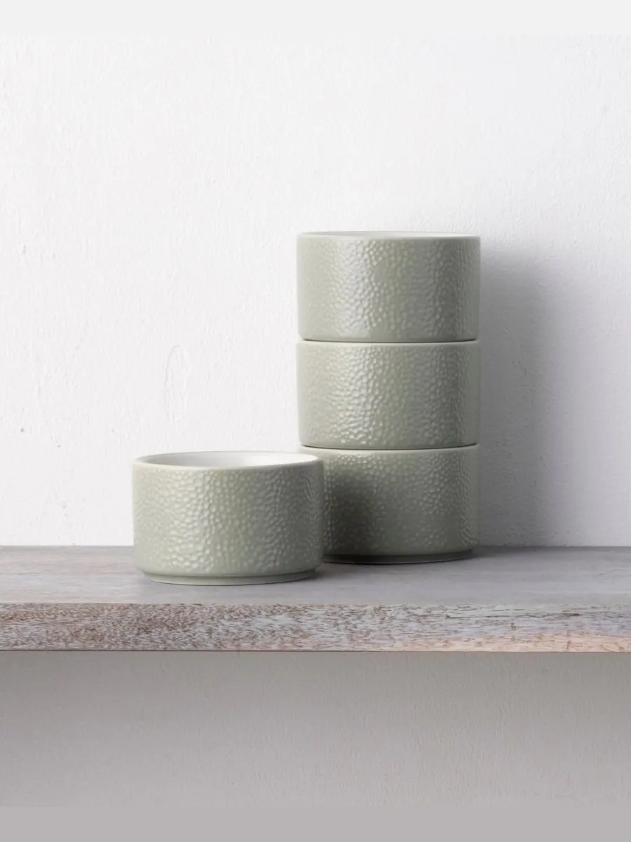 Набор из 4 мини-боулов Colortex Stone Stax Noritake — изображение 5 из 8, белый
