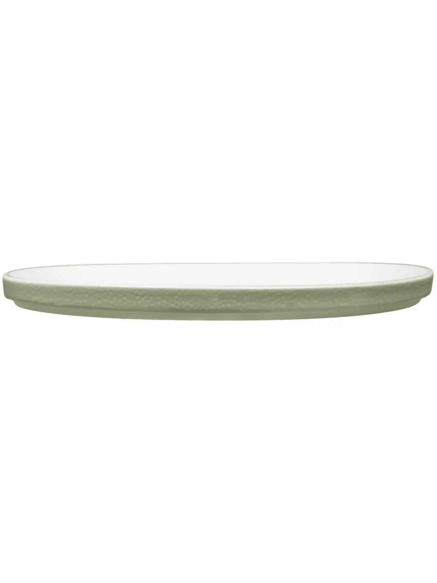 Круглое блюдо из камня Colortex Noritake — зеленый