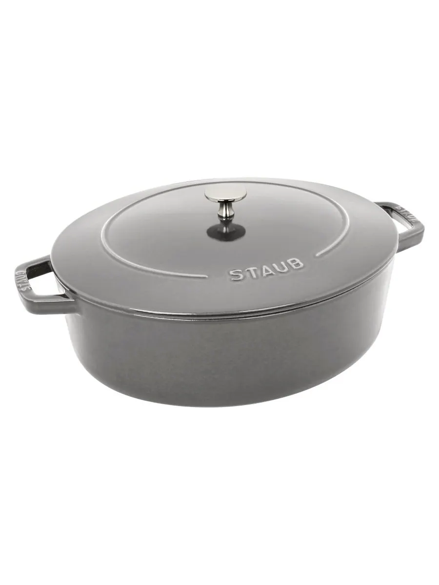 Овальная чугунная утятница Staub Wide, 31 см, 5.9 л