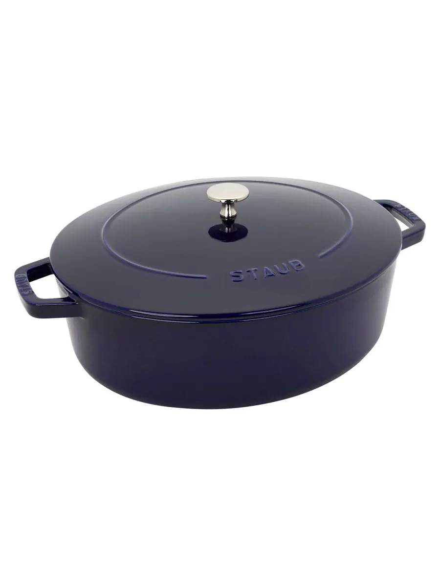 Овальная чугунная утятница Staub Wide, 31 см, 5.9 л