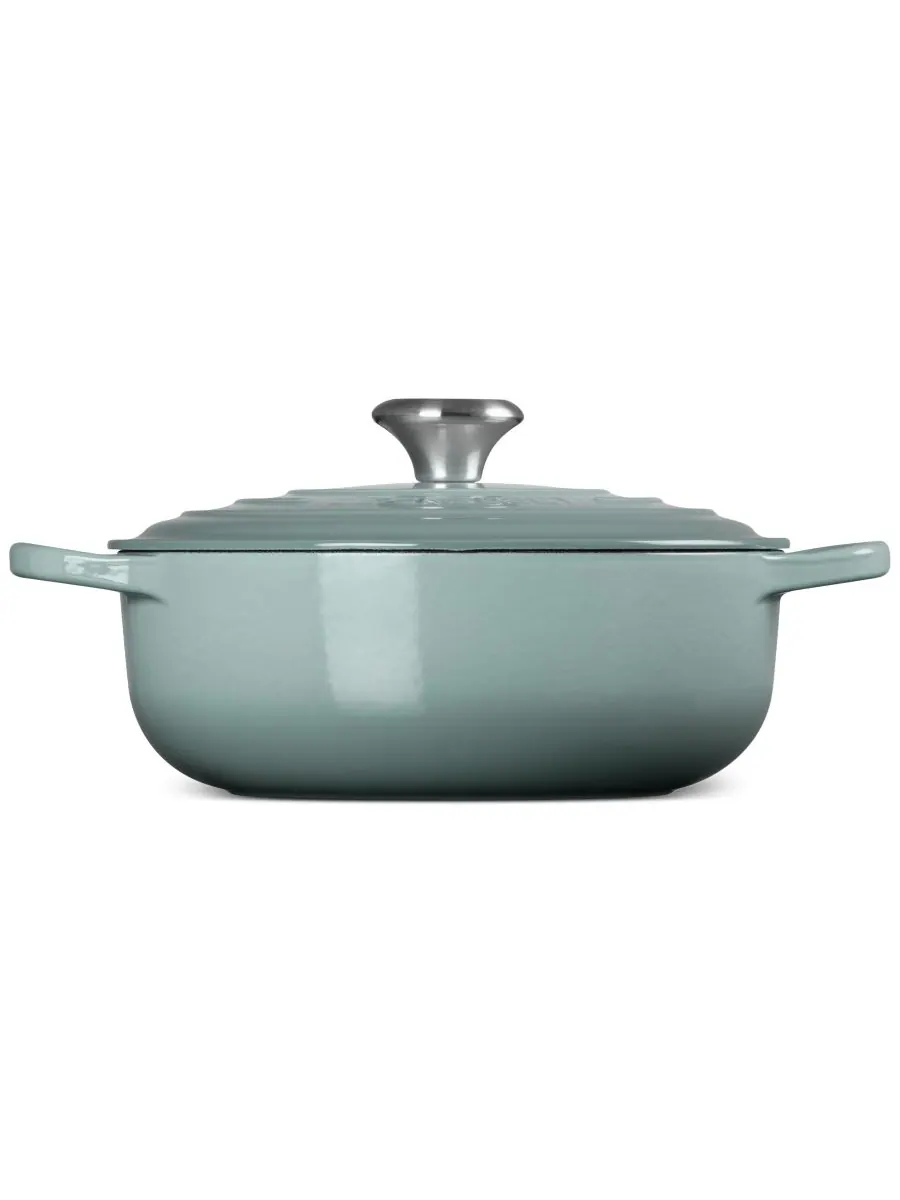 Кастрюля круглая Le Creuset Signature, 6,2 л, 30 см — изображение 3 из 5, морская соль