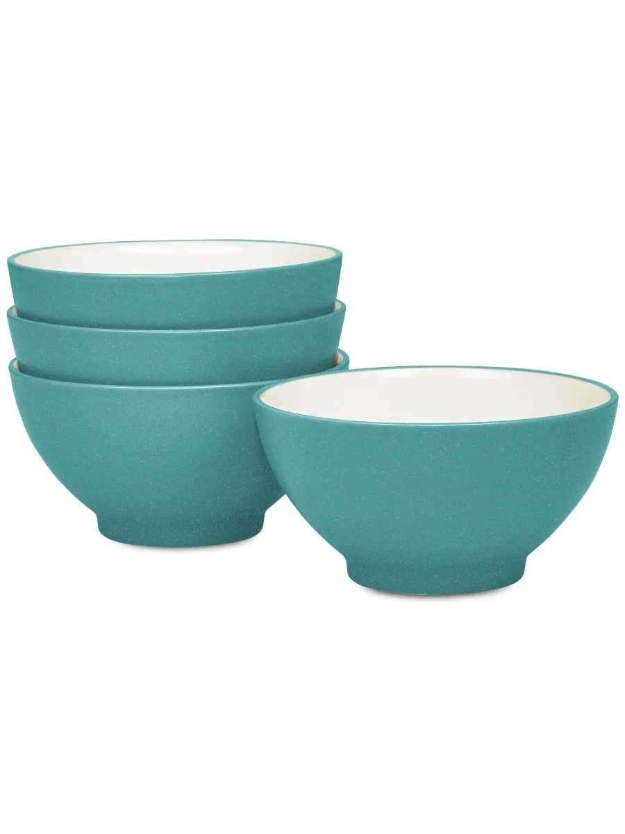Набор из 4 рисовых мисок Colorwave Noritake — изображение 1 из 10, бирюзовый