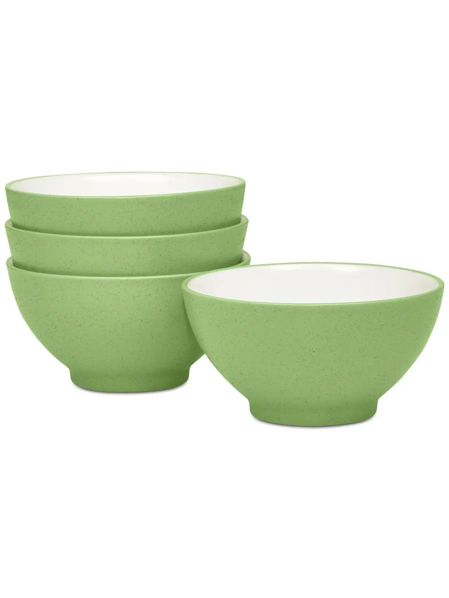 Набор из 4 рисовых мисок Colorwave Noritake — красный