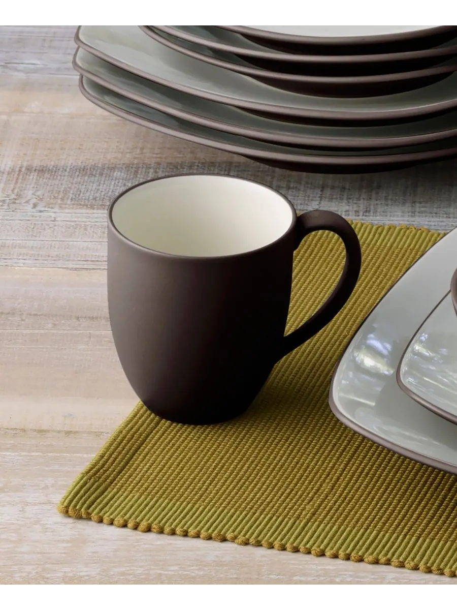 Набор из 4 кружек Colorwave объемом 355 мл Noritake — изображение 2 из 10, шоколад