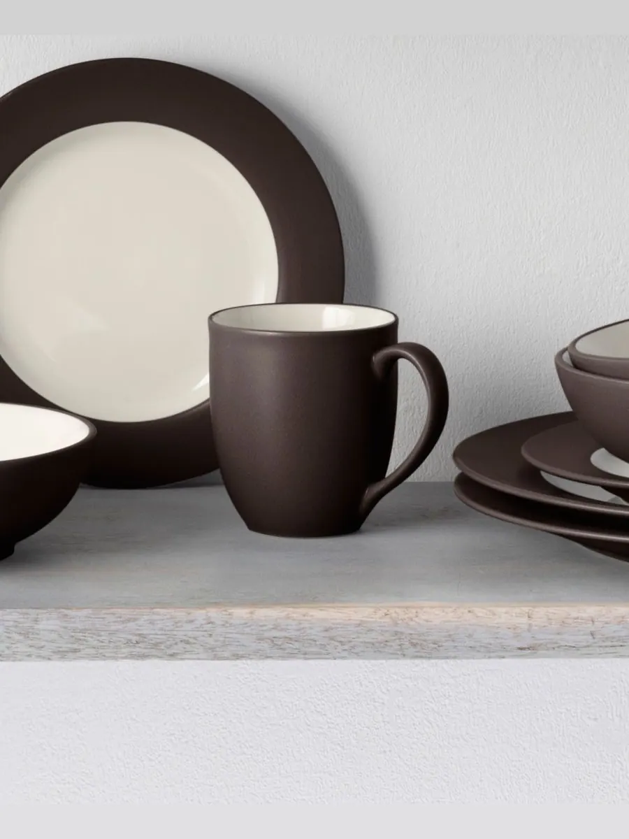 Набор из 4 кружек Colorwave объемом 355 мл Noritake — изображение 8 из 10, шоколад