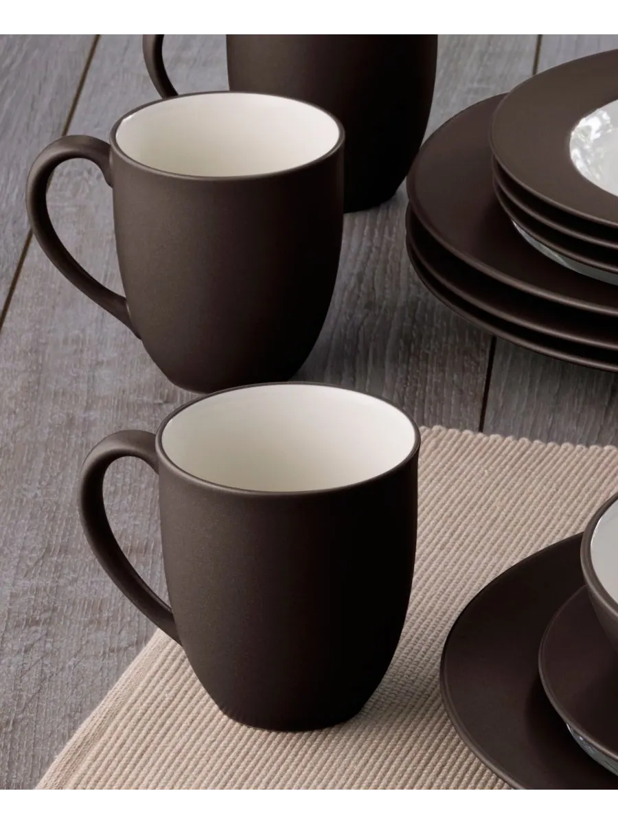Набор из 4 кружек Colorwave объемом 355 мл Noritake — изображение 9 из 10, шоколад