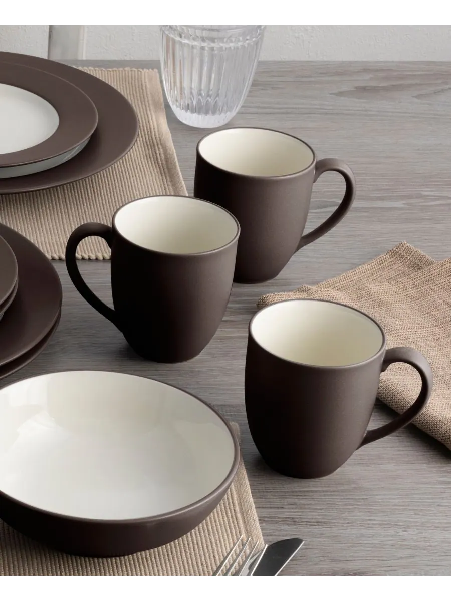 Набор из 4 кружек Colorwave объемом 355 мл Noritake — изображение 10 из 10, шоколад