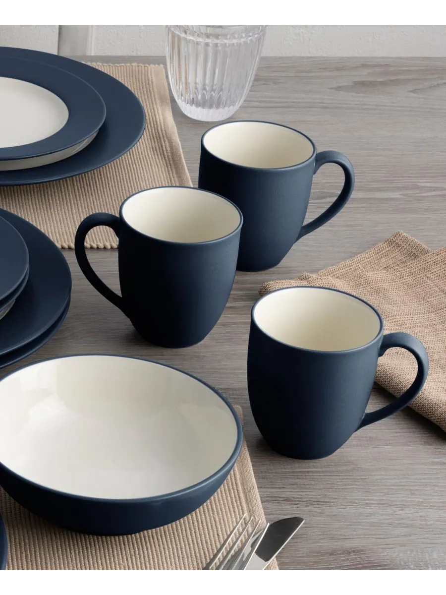 Набор из 4 кружек Colorwave объемом 355 мл Noritake — изображение 5 из 10, темно-синий