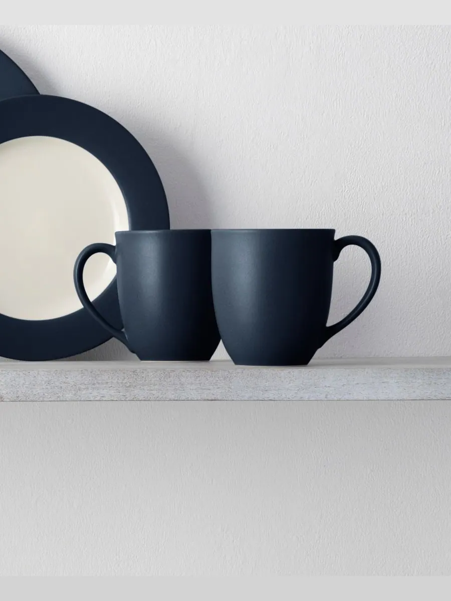 Набор из 4 кружек Colorwave объемом 355 мл Noritake — изображение 7 из 10, темно-синий