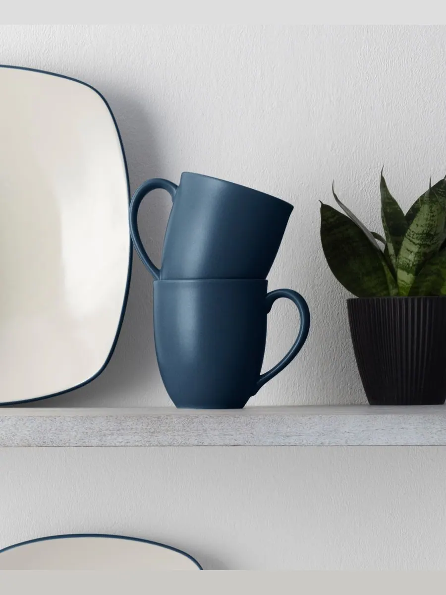 Набор из 4 кружек Colorwave объемом 355 мл Noritake — изображение 4 из 10, синий