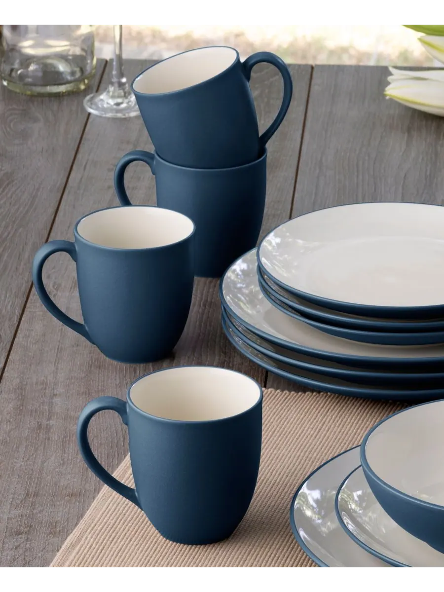 Набор из 4 кружек Colorwave объемом 355 мл Noritake — изображение 5 из 10, синий