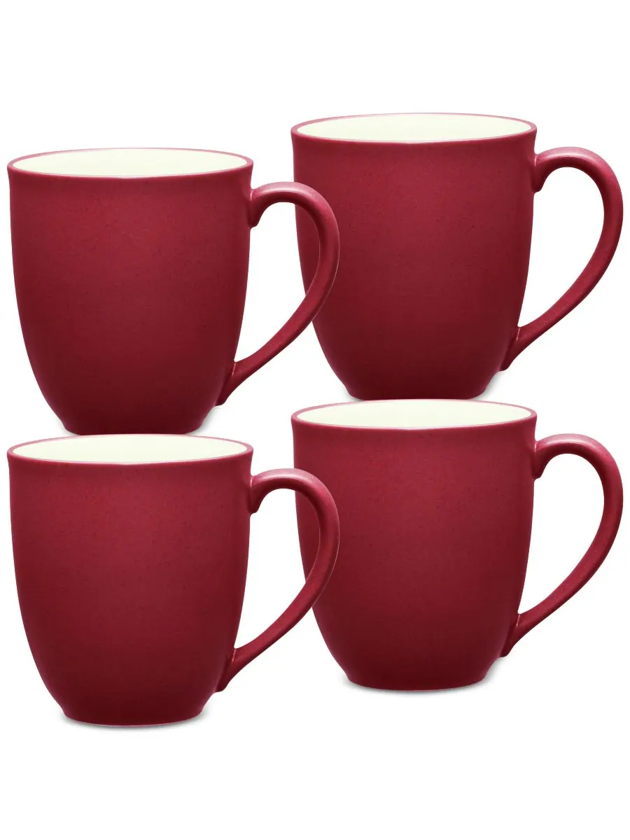 Набор из 4 кружек Colorwave объемом 355 мл Noritake — изображение 1 из 10, малина