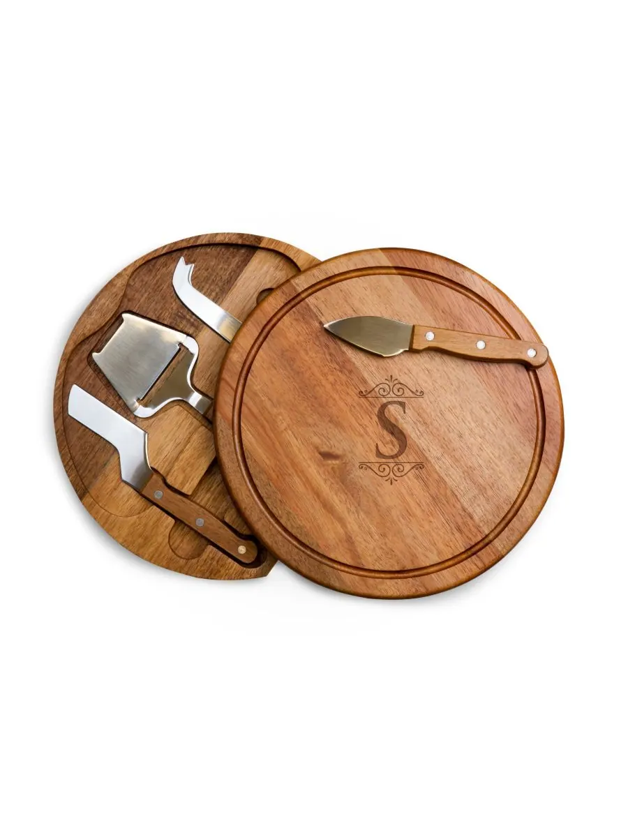 Набор инструментов для разделки сыра Monogram Circo Toscana — коричневый