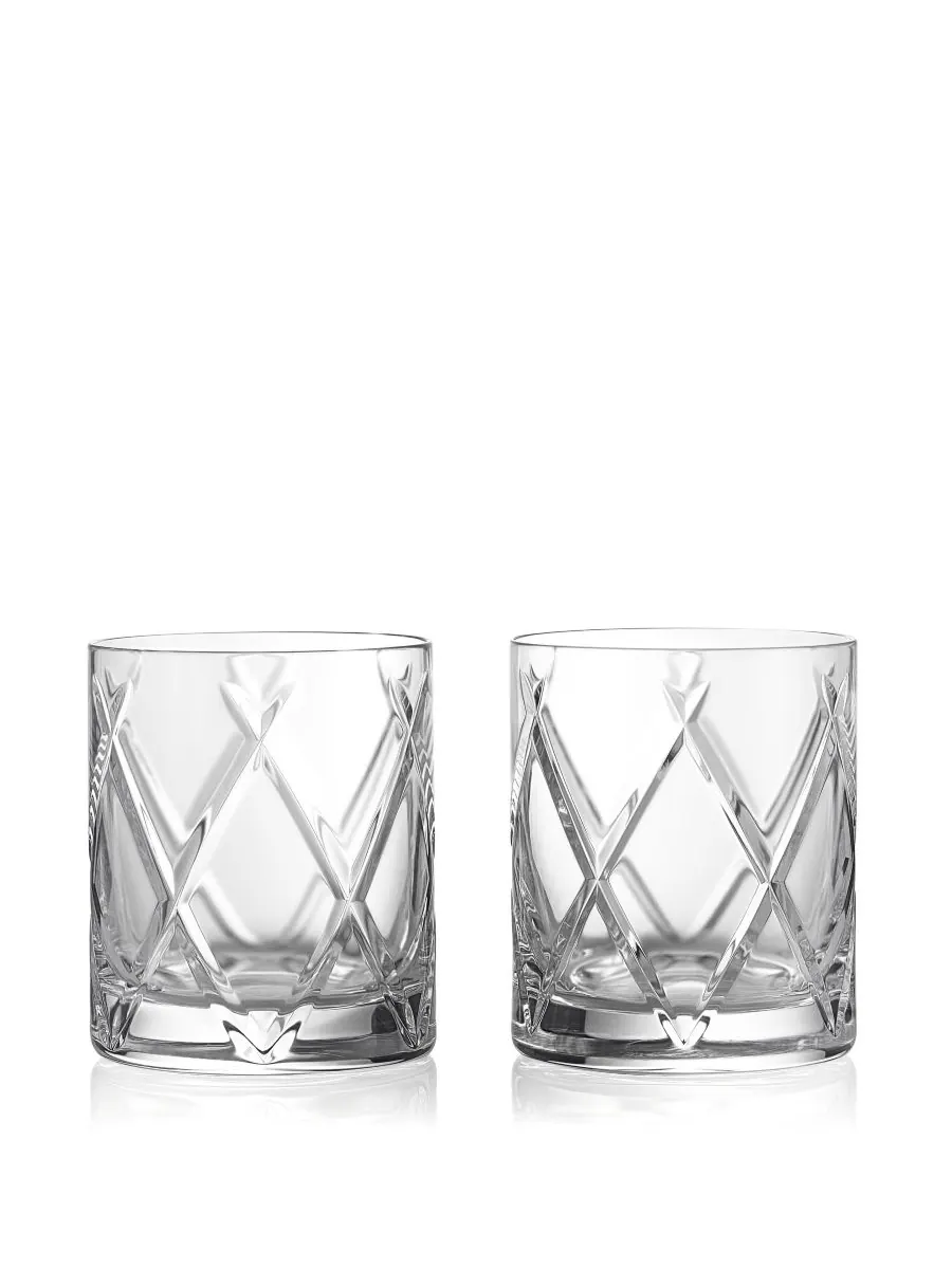 Набор из 2 бутылок Connoisseur Olann Double Old Fashioned объемом 11,5 унций Waterford