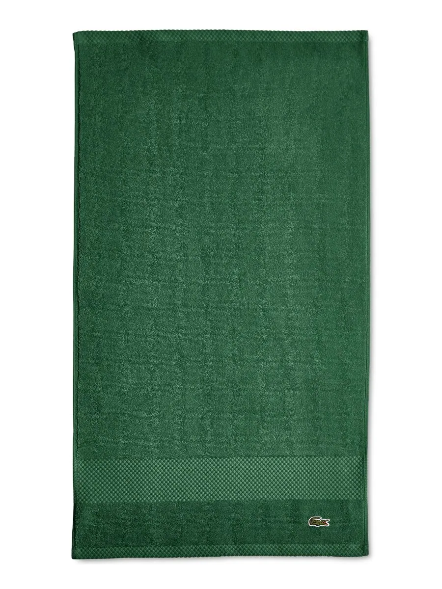 Антимикробное полотенце для рук Heritage из хлопка Supima, 40 см x 76 см Lacoste Home — изображение 1 из 10, зеленый