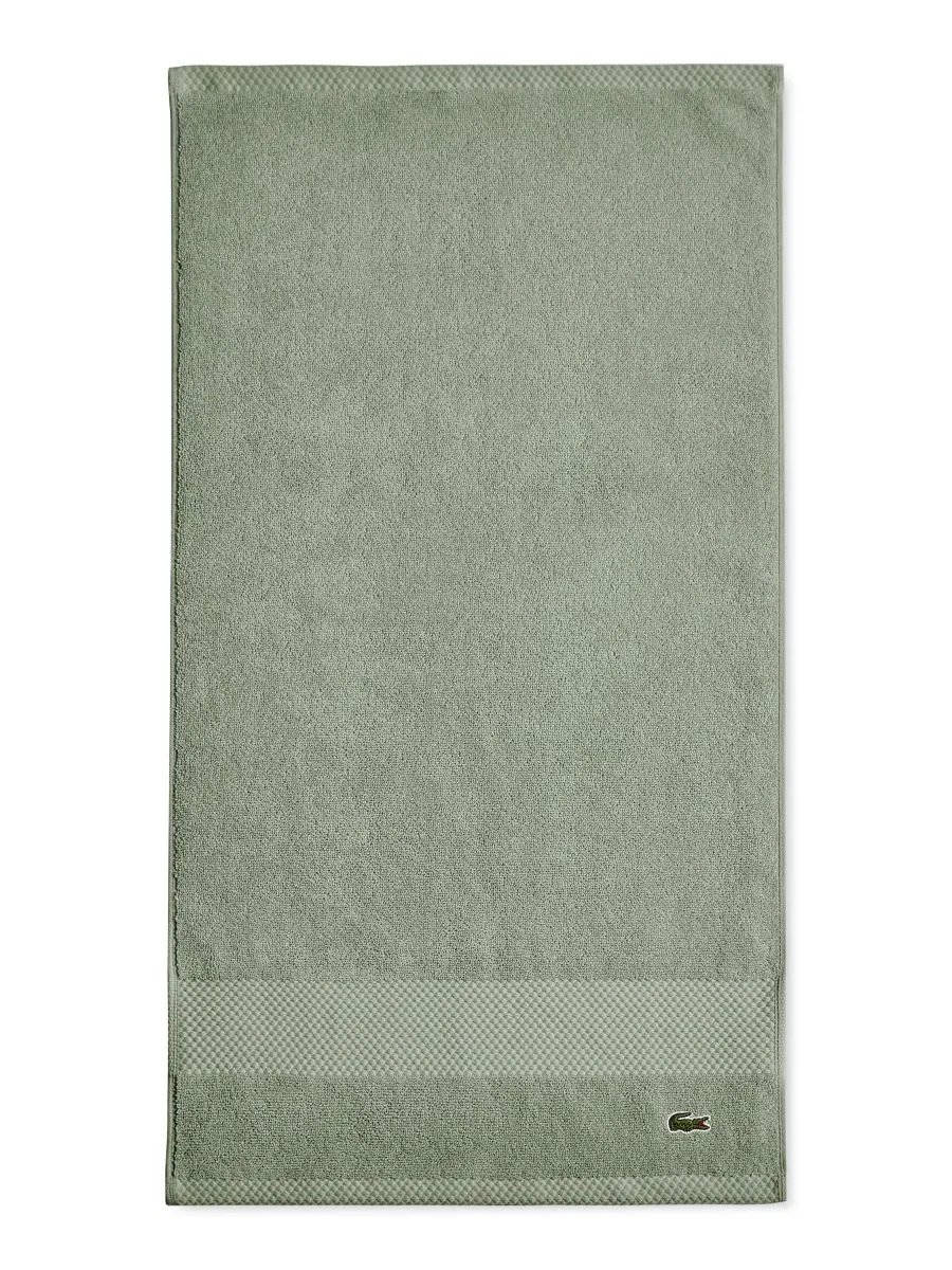 Антимикробное полотенце для рук Heritage из хлопка Supima, 40 см x 76 см Lacoste Home, Aloe, Hand — изображение 1 из 10