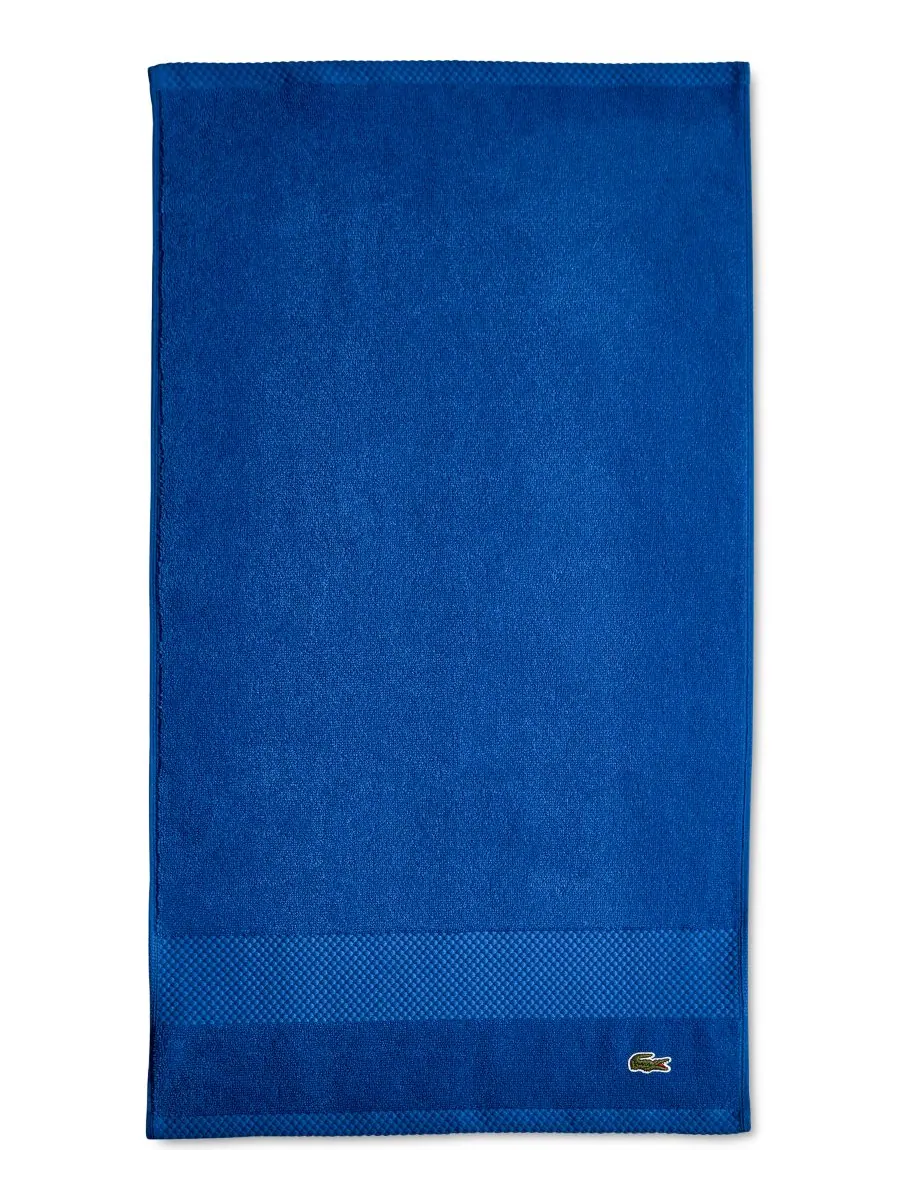 Антимикробное полотенце для рук Heritage из хлопка Supima, 40 см x 76 см Lacoste Home — изображение 1 из 10, синий