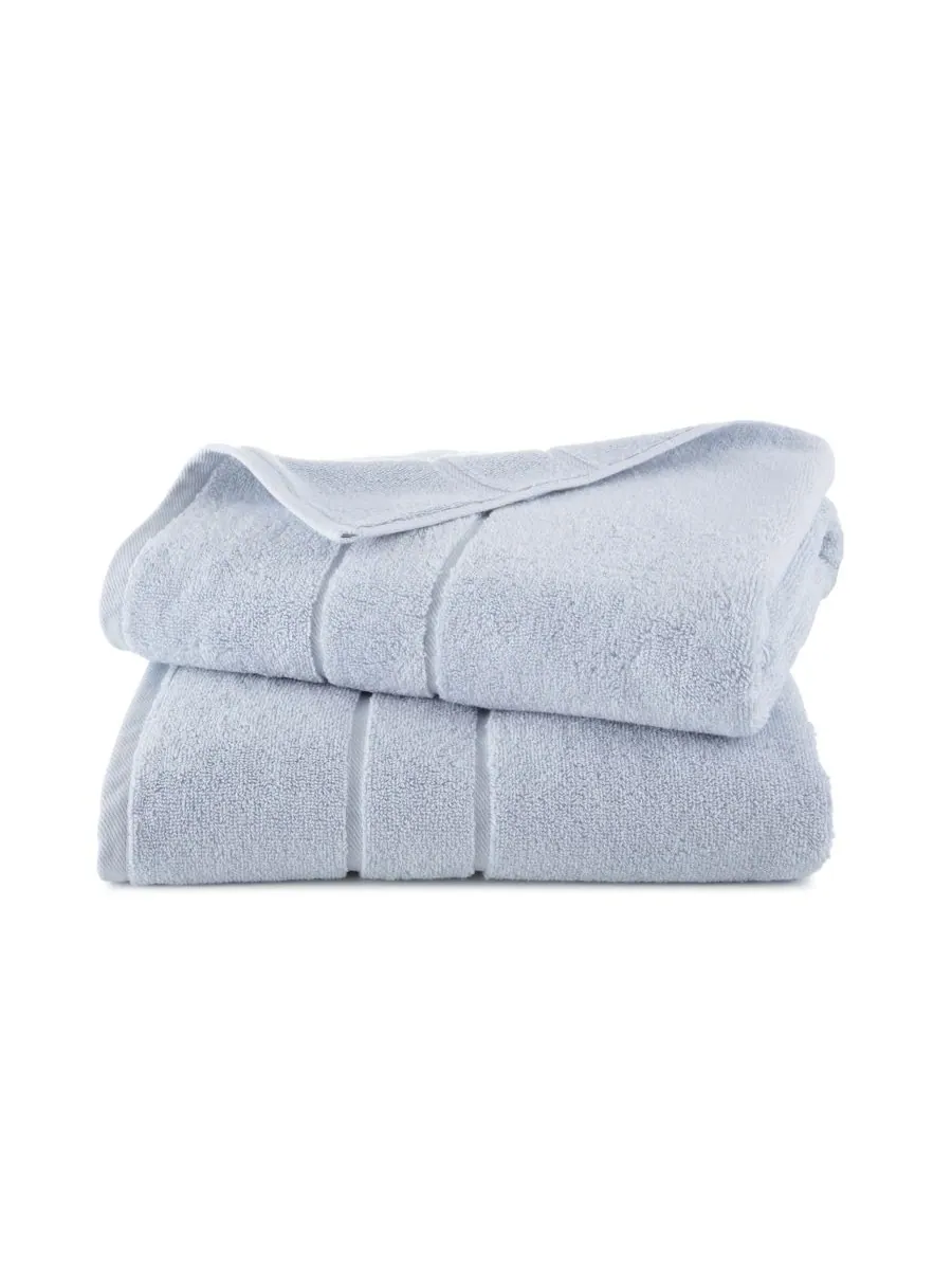 Набор из 2 полотенец для рук Martex из хлопка Supima с низким содержанием ворса Clean Design Home — синий