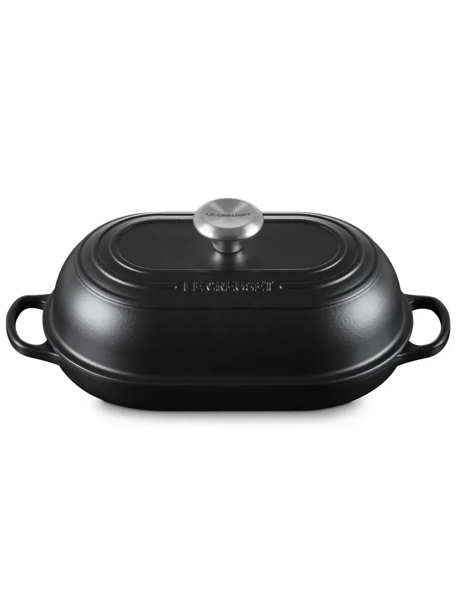 Форма для выпечки Le Creuset Signature Oval Bread Oven, 1,4 л, 29 см — изображение 3 из 5, черный