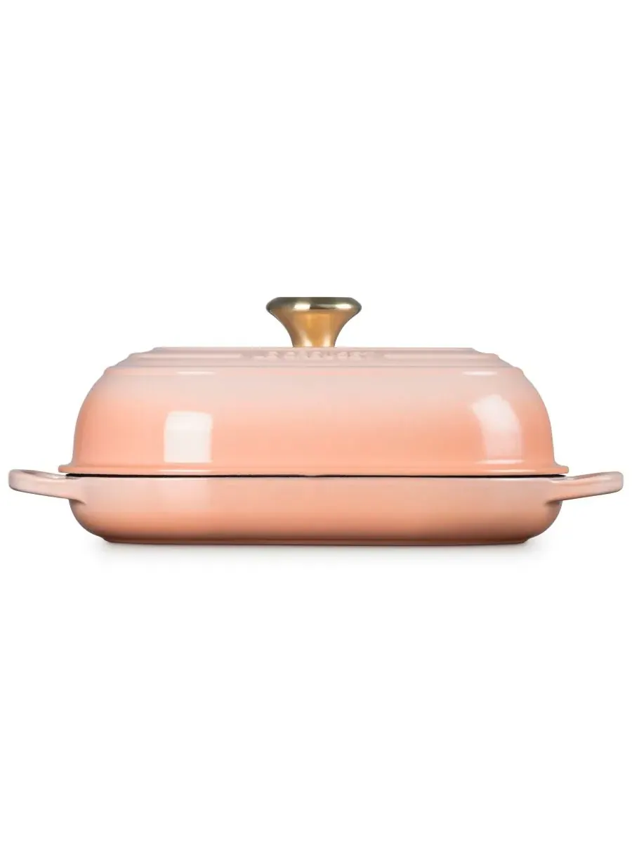 Форма для выпечки Le Creuset Signature Oval Bread Oven, 1,4 л, 29 см, персиковый — изображение 2 из 5, розовый
