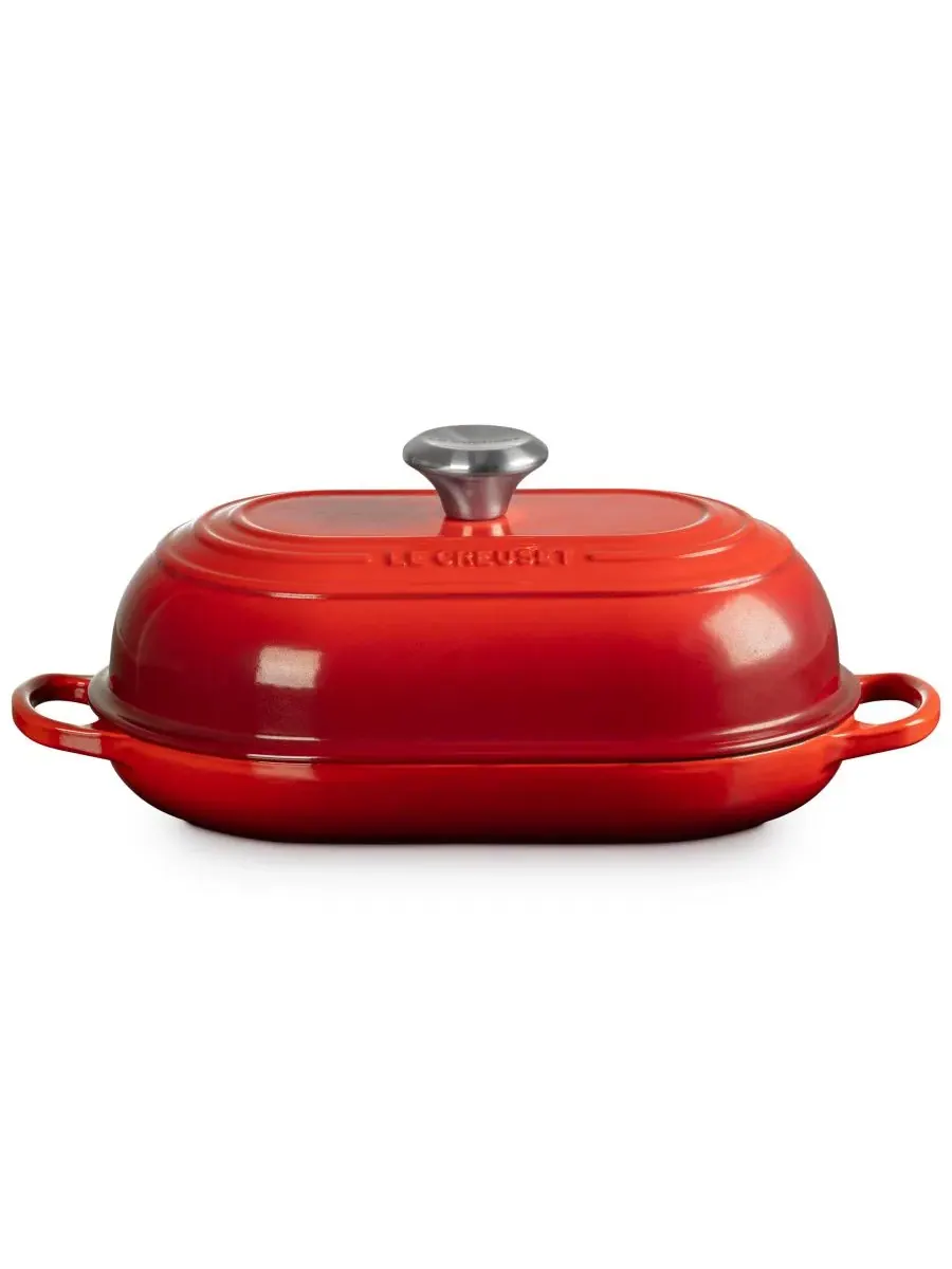 Форма для выпечки Le Creuset Signature Oval Bread Oven, 1,4 л, 29 см — изображение 1 из 5, красный