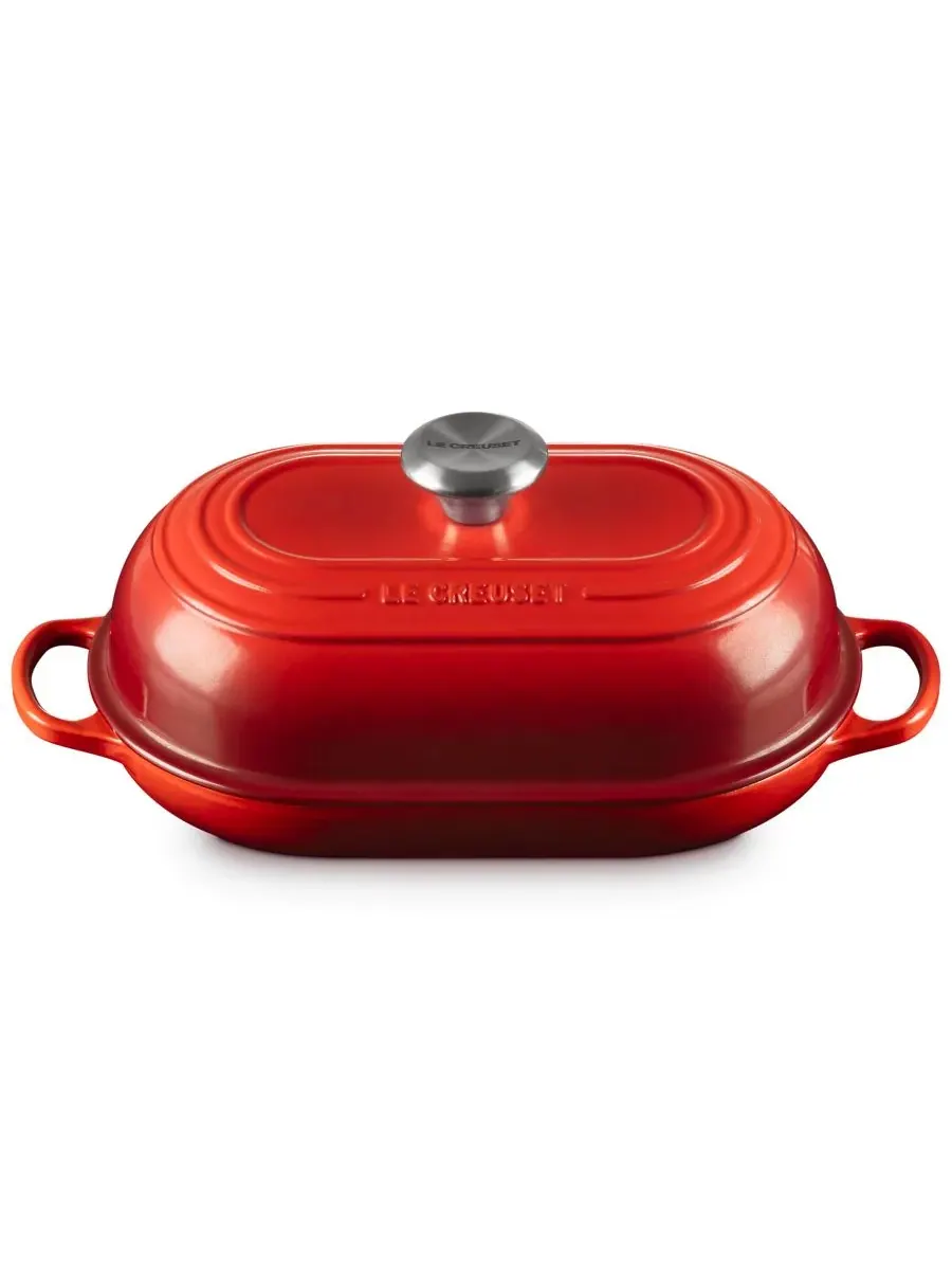 Форма для выпечки Le Creuset Signature Oval Bread Oven, 1,4 л, 29 см — изображение 3 из 5, красный